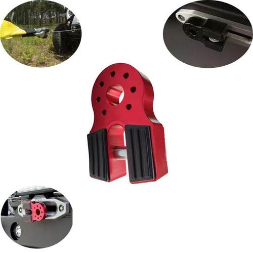 热销越野改装自救弹力绳拖车钩电动绞盘钩绳挂平面连接器电动绞盘