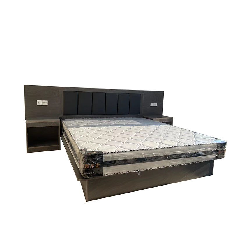 酒店床标间家具全套宾馆软包床头靠背出租屋民宿单双人床公寓床箱