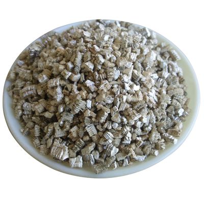 批发1-3蛭石蛭石粉银白色蛭石暖贴刹车片保温防火涂料用膨胀蛭石