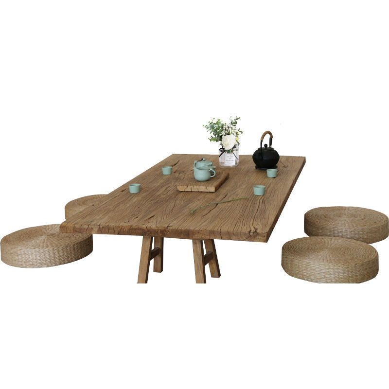 老榆木门板踏步旧木板实木板置物板茶桌面板隔板楼梯拼接家具木桌