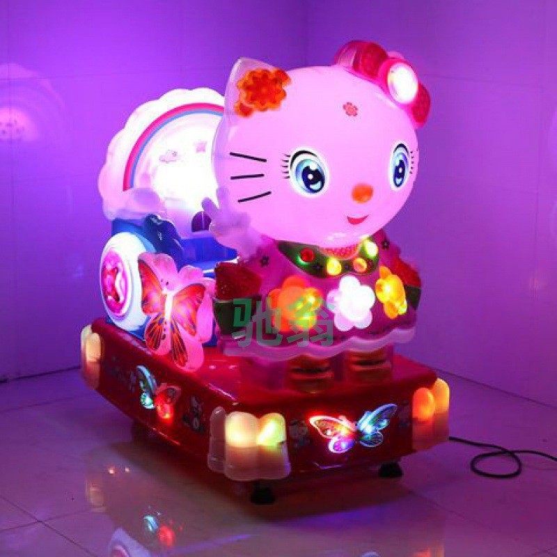 热销lkj摇摇车投币商用摇摇车儿童家用新款超市门口投硬币电动摇