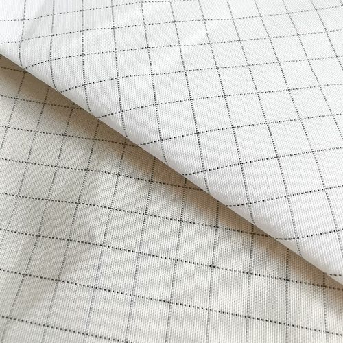 宽幅小方格导电接地气床单家纺除臭布面料功能家纺