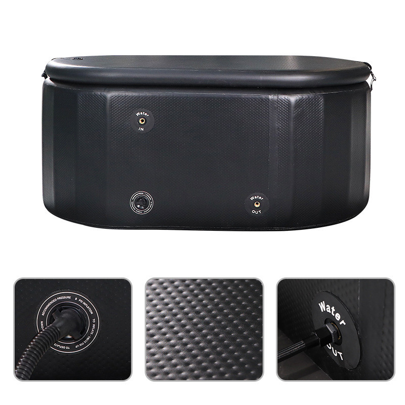 奇定制冰浴机充气浴缸泡澡制冷机厂家龙冷暖一体冷水机冰桶冰疗泡