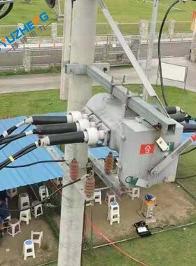 热销供应flw34-12/630-20户外负荷上交流高压sf6绝缘充气柱开关厂