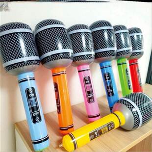 儿音童充气玩克具气球乐器萨斯吉他麦克风电演子琴收机模型表道具