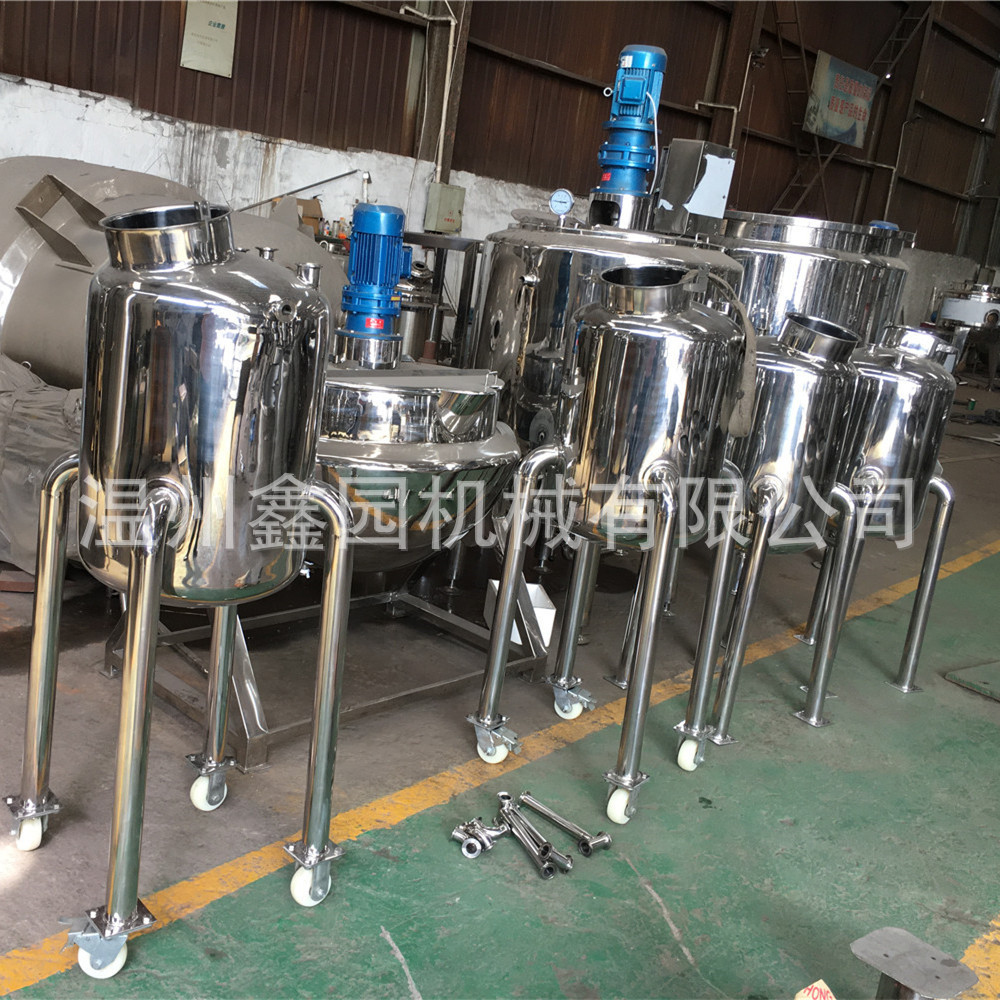 热销厂家直销不锈钢储罐移动储液罐物料中转罐小型单层不锈钢储罐