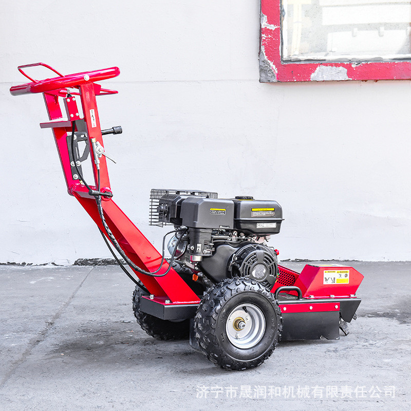 热销树桩粉碎机汽油小型清理机破碎机园林残留树墩子树根