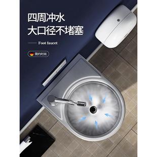热销304不锈钢呕吐池酒吧夜店ktv自动感应冲水盆洗手漱口壁挂呕吐