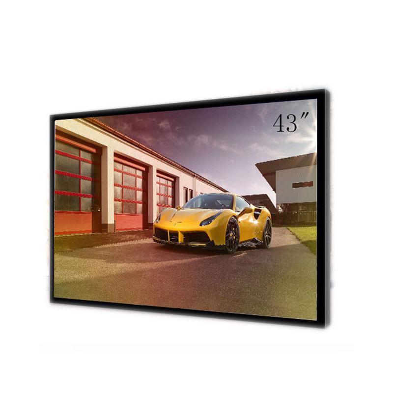 热销lg43寸3000亮度lcd屏1920*1080广告机阳光下可视液晶显示屏户