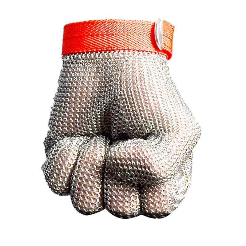 HONGCHO钢丝手套屠宰防切割手套裁剪手套钢圈手套