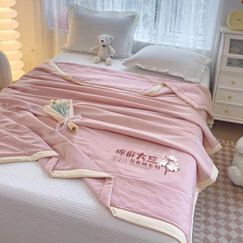 双层纱水洗双人大豆夏被夏凉被单棉麻薄款空调被柔软可机洗,农机/农具/农膜,播种栽苗器/地膜机,淘宝优惠券,粉丝福利购,淘宝优惠卷