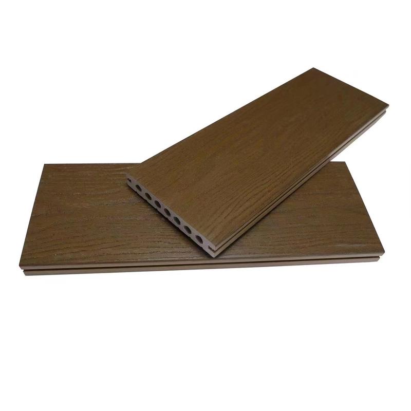 户外木塑地板pvc栈道塑木地板庭院室外地板浮雕压花塑木地板