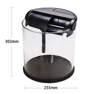 圆柱体桌面鱼缸一体式内置水族箱过滤照明系统家庭精致小鱼缸