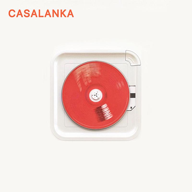 Casalanka壁挂cd机专辑光盘播放器高保真内置音箱复古双蓝牙音响