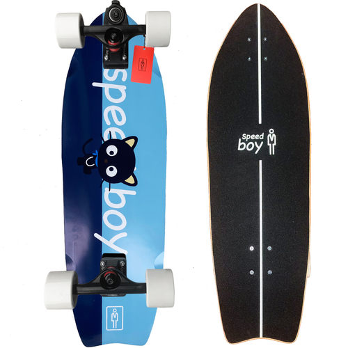 热销陆地冲浪板speedboy免蹬专业滑板冲冲浪模拟刷街代步路滑雪板