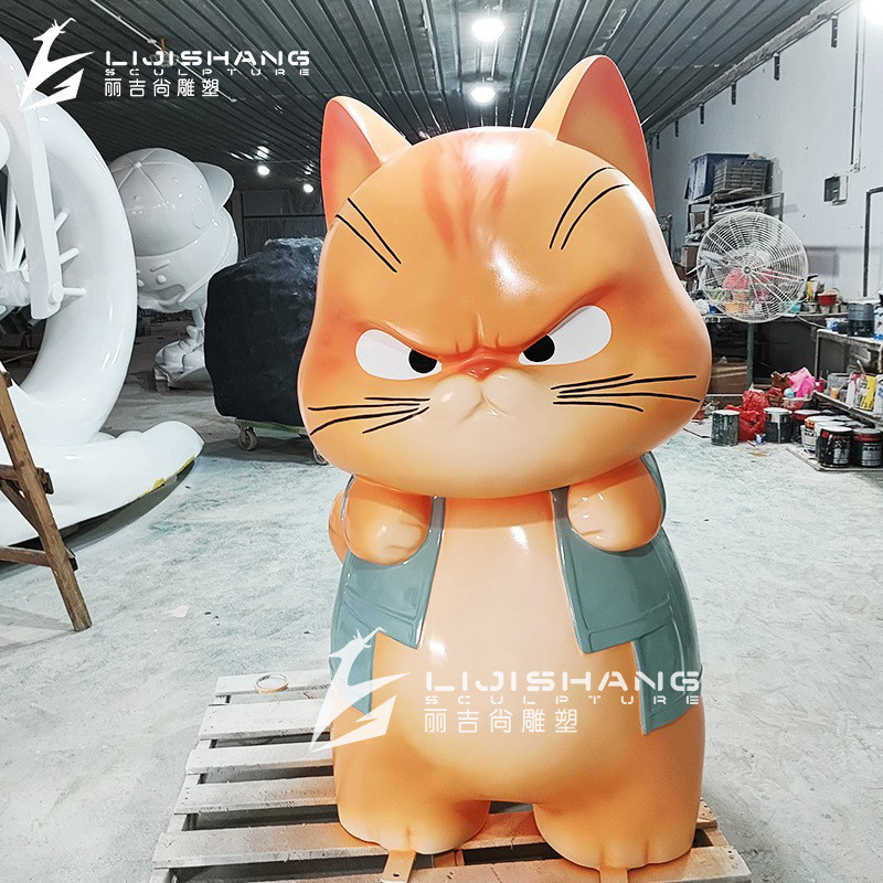 建筑物卡通雕塑户外美陈景观商场商业街玻璃钢门口大型玻璃钢雕塑