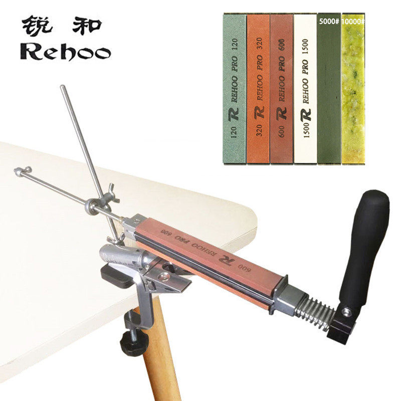 锐和金属品质货源360度可翻转rehoo定角磨刀器夹具支架rh006