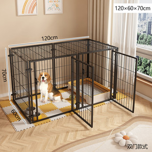 防越狱狗围栏舍大空间泰迪柯基柴犬狗窝狗狗笼子繁殖笼顶部防逃脱
