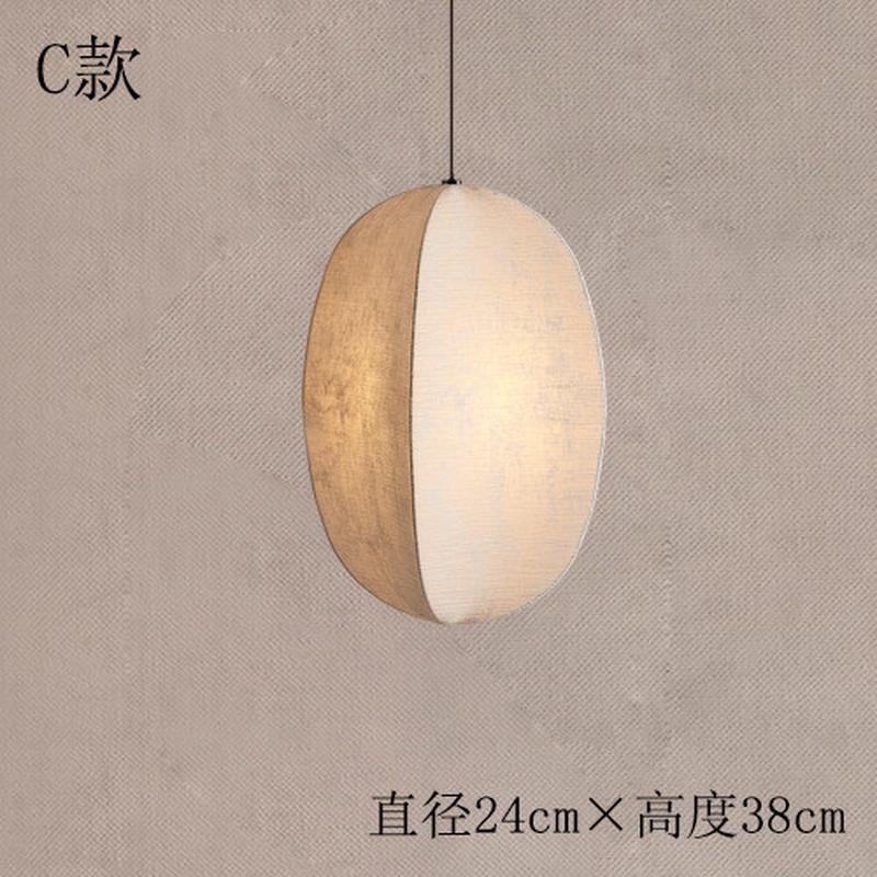 吊灯侘寂风日式禅意民宿酒店美容院服装店创意设计师灯具厂家
