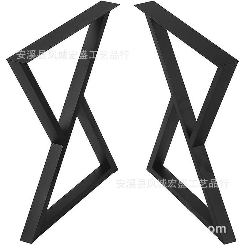 热销简约铁艺桌腿金属桌脚支撑架餐桌桌子腿书桌吧台