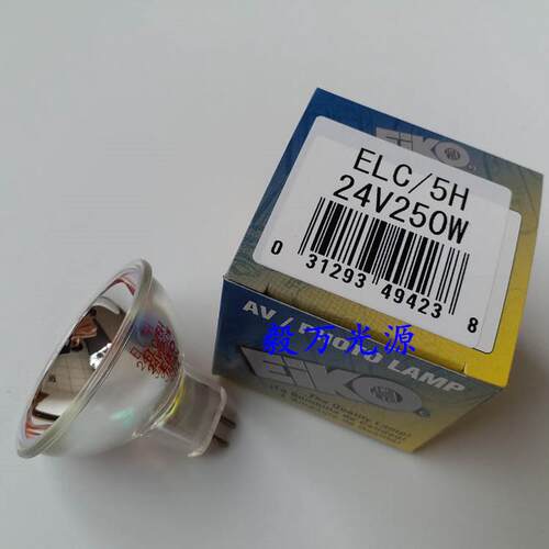 热销eiko卤素灯elc/5h24v250waoi检测宝康代设备奥照明光源灯泡