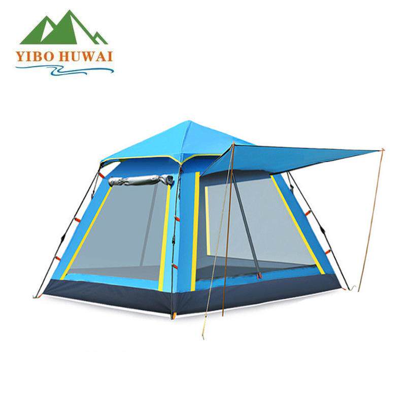 驿泊户外全自动速开四面帐篷户外便携式折叠帐篷徒步旅行野营帐篷