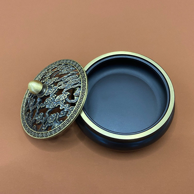 铜香炉家用香印熏香檀香炉香薰艾柱沉香盘香非纯铜苏工室内焚香