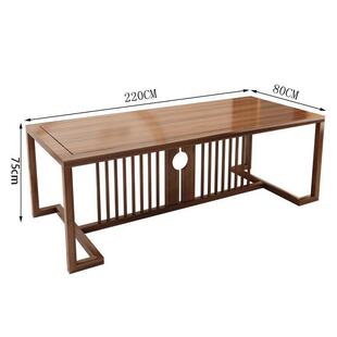 新中式茶桌椅组合罗汉床实木茶台禅意一体泡茶桌功夫茶几客厅家用