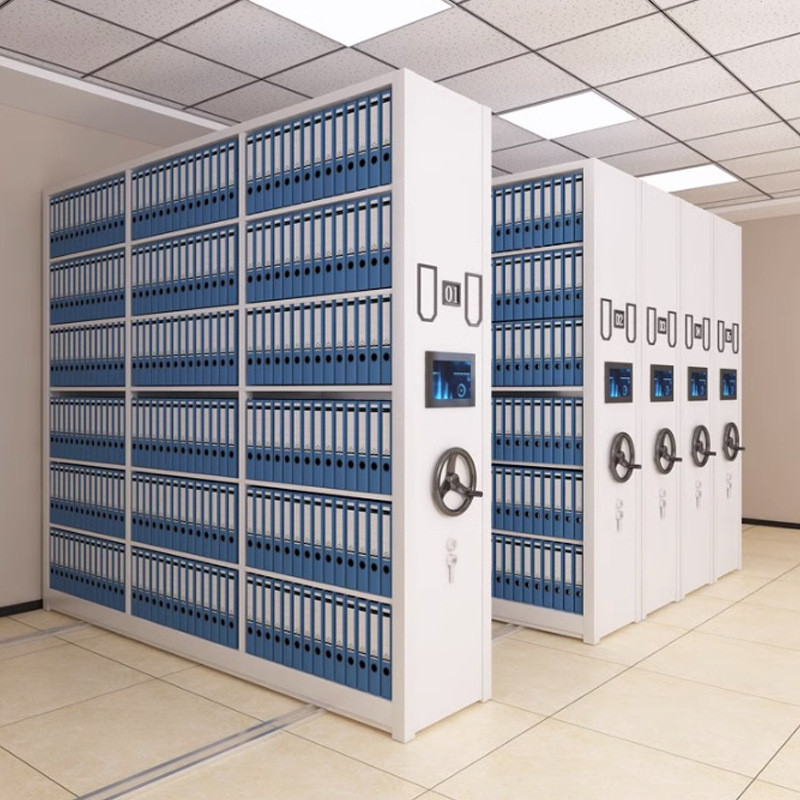 移动智能密集架档案室手摇电动密集柜库房资料文件柜恒温恒湿系统