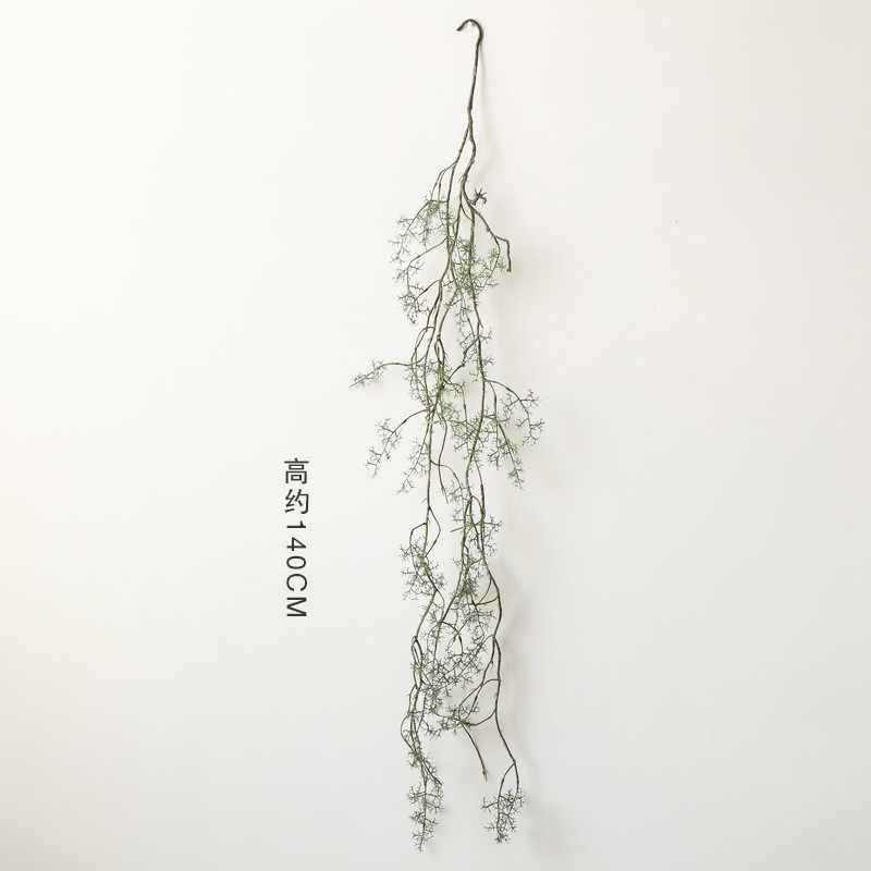 千丝藤藤条装饰pe树叶室内花假藤蔓空调管道遮挡美化装饰
