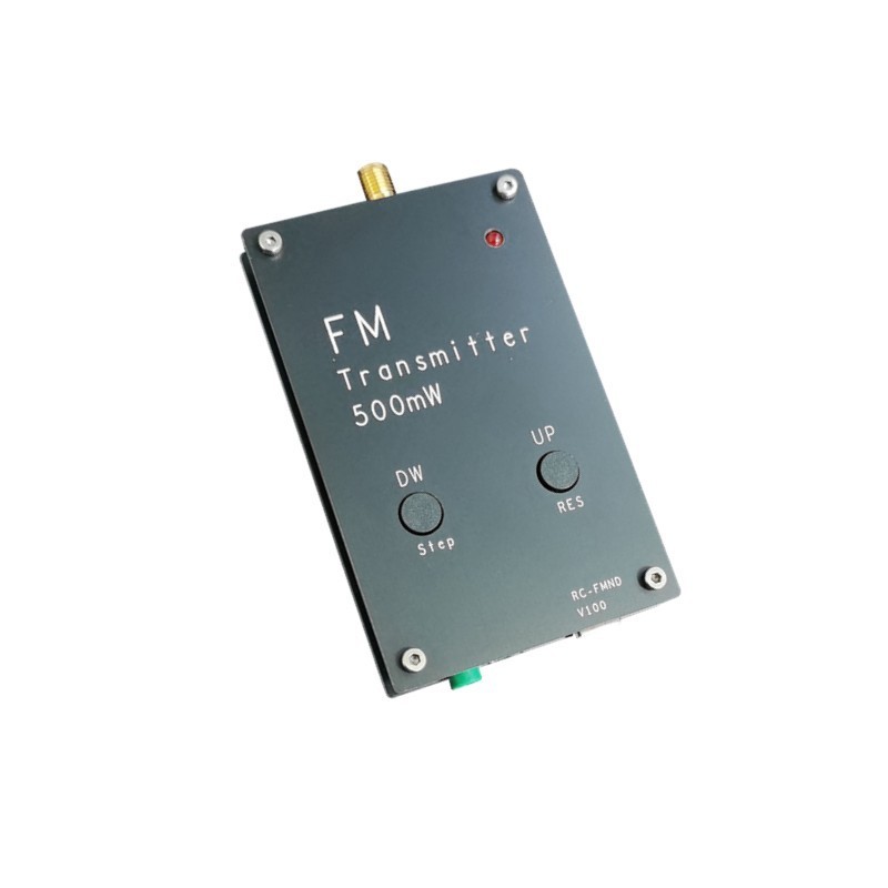 热销2000米FM发射机数字显示0.5W500mW立体声76-108M（直拍）