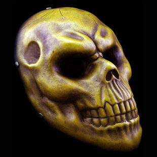 热销收获日面具骷髅树脂面罩万圣节派对鬼节装扮道具劫薪日脸谱pa