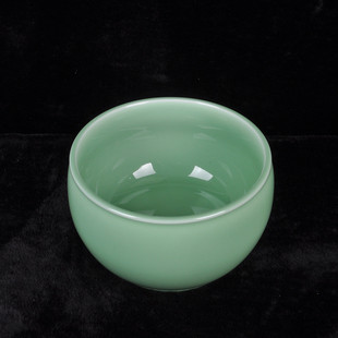大号青瓷果盘茶洗茶渣缸花盆 陶瓷素面香炉插室内供奉家用香新中式
