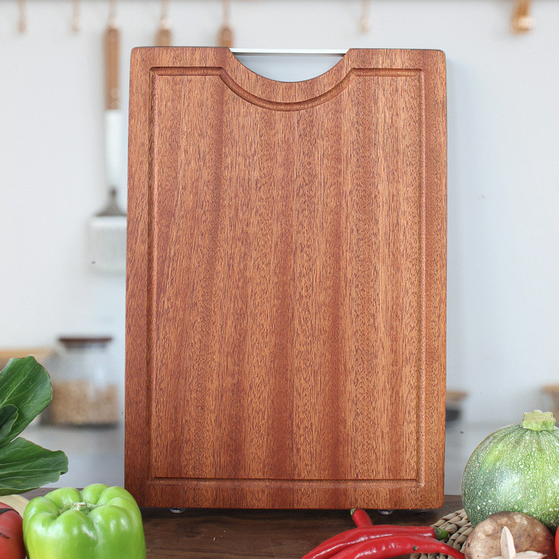 整木非洲刚果乌檀木菜板实木砧板厨房木质家用切菜板砧板案板批发