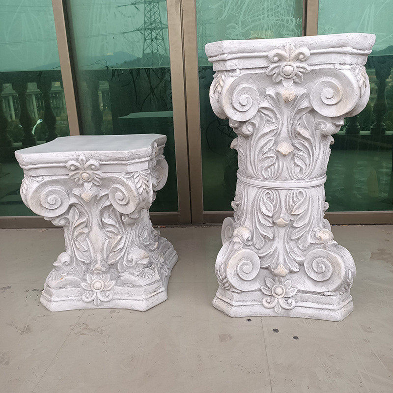 罗马柱摆件柱子婚礼道具婚庆底座复古花园庭院阳台装饰布景道具