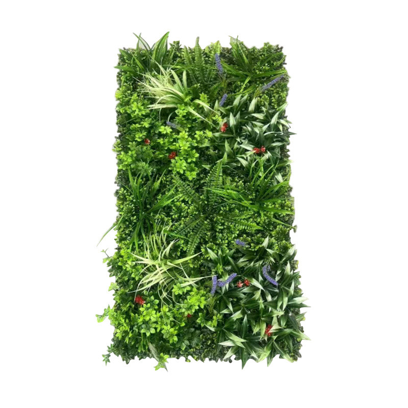 仿真绿植兰草米植物墙什锦草假草坪墙面装饰背景形象假花现货