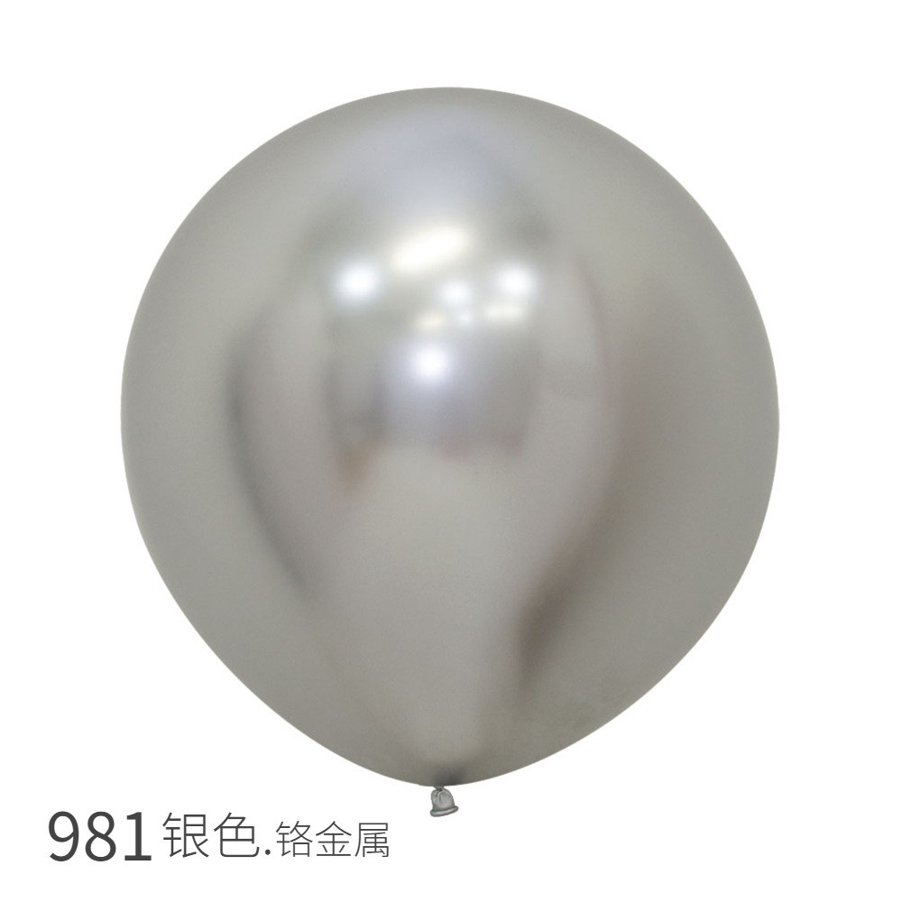 【24英寸/10派对/铬金属】哥球|sempertex气球婚礼颗生日布置
