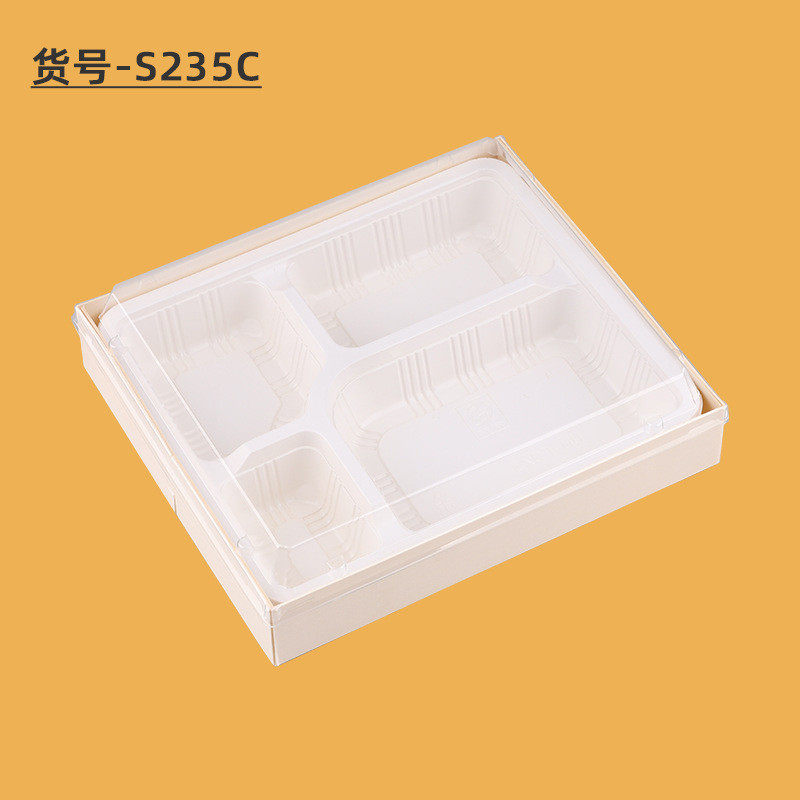 h^寿司打包盒日式一次性餐盒包装盒外卖饭盒木质便当盒日料商用盒