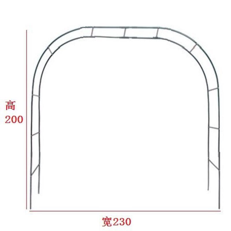 批发园艺婚庆拱门户外铁艺花架装饰道具月季葡萄植物爬藤架