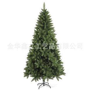 饰品 1.8米2.1米圣诞树加密pvc阻燃绿色仿真圣诞树厂家直销圣诞装
