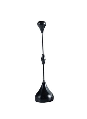 现代轻奢创意黑色金属水滴蜡烛烛台摆件家居装饰品三件套工艺品