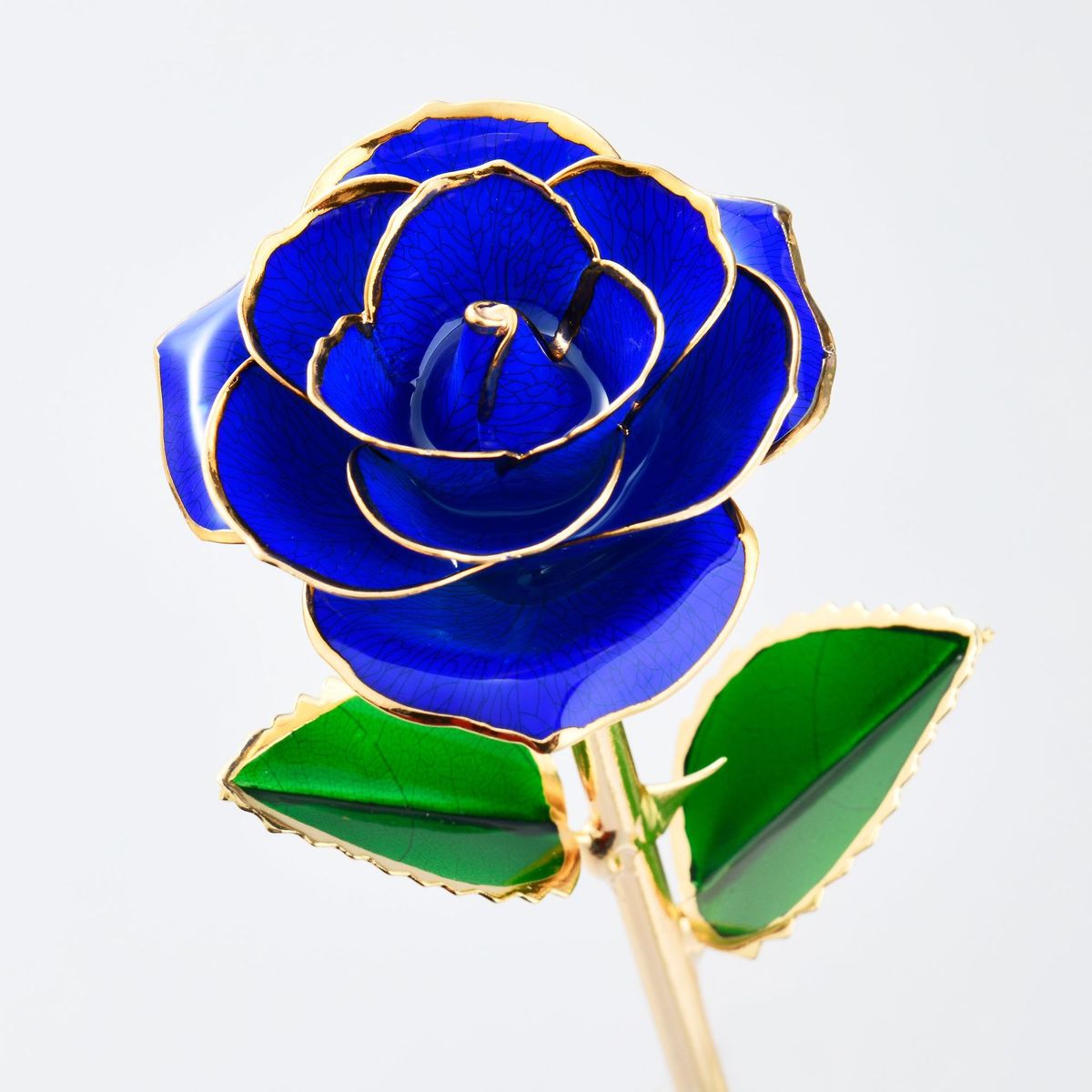 烤漆24k电镀玫瑰花24k玫瑰花电镀厂家直销玫瑰花情人节玫瑰
