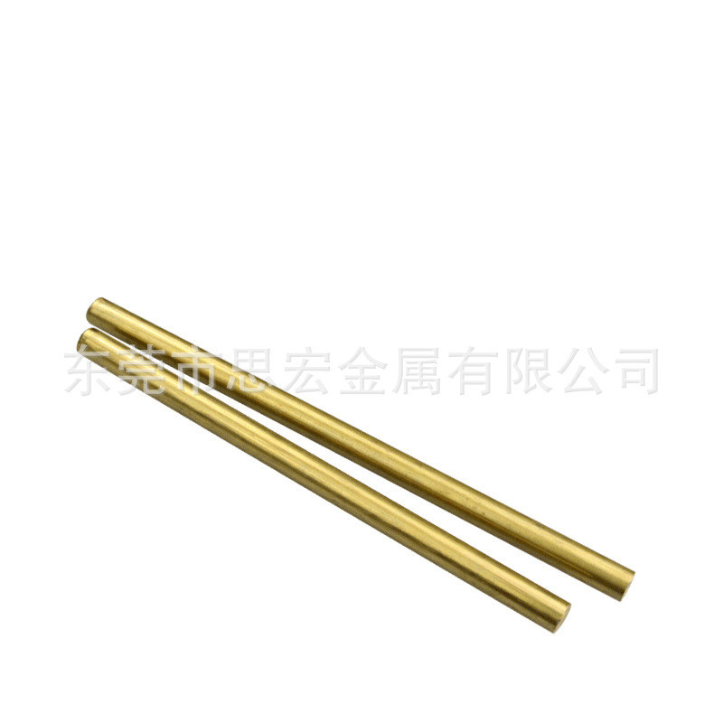h59黄铜棒c3604光滑无毛刺拉花圆棒h62实心铜棒4/5/6/8/10mm