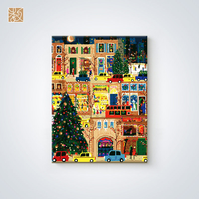 diy数字油画生日礼品油画卡通手绘填色亲子兴趣培养摆件装饰画,家居饰品,现代装饰画,淘宝优惠券,粉丝福利购,淘宝优惠卷