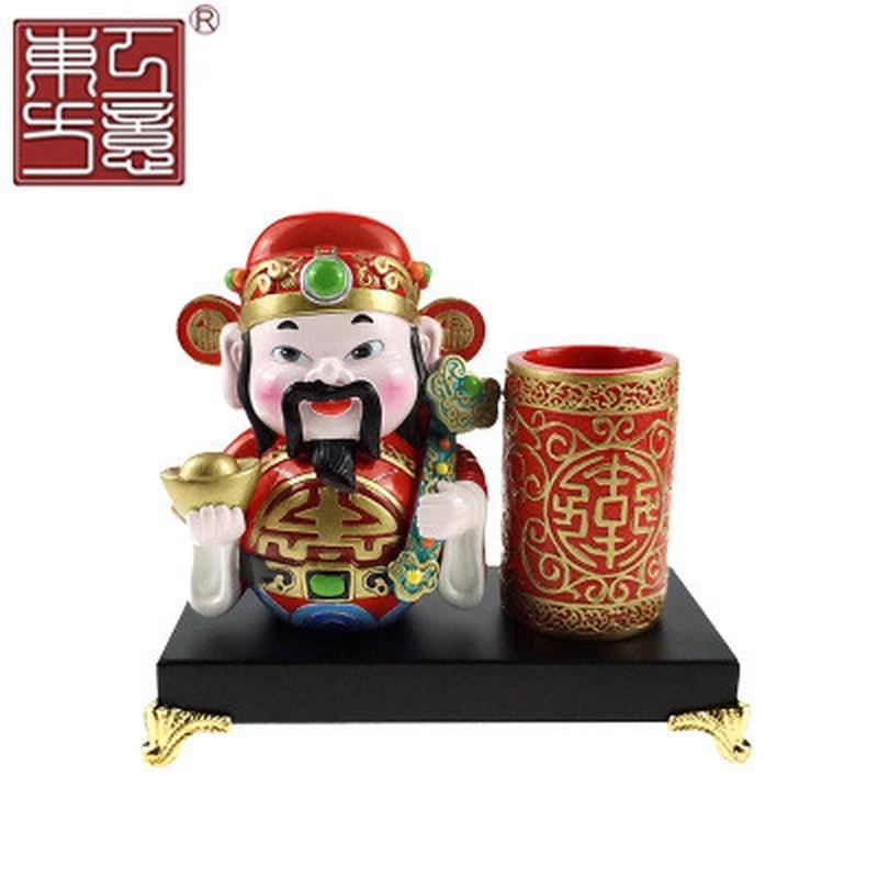 京剧创意笔筒三国送老外伴手礼生日北京特色纪念品民间手工艺品