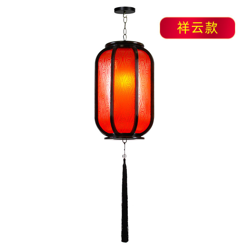 中秋古风装饰灯笼户外中式仿古吊灯广告中国风布艺冬瓜灯笼