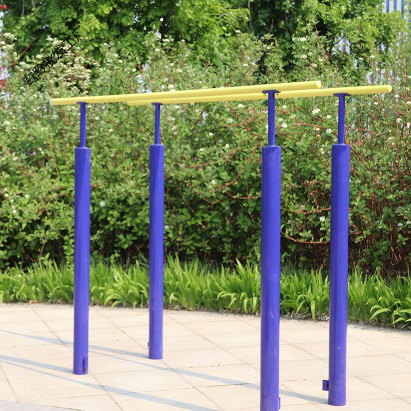 热销户外单杠小区引体向上室外健身器材运动双杠公园高低杠