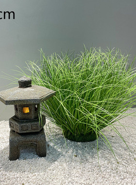 石雕石灯庭院仿古拴马桩石户外新中式复古园林灯做旧栓马柱青龙石