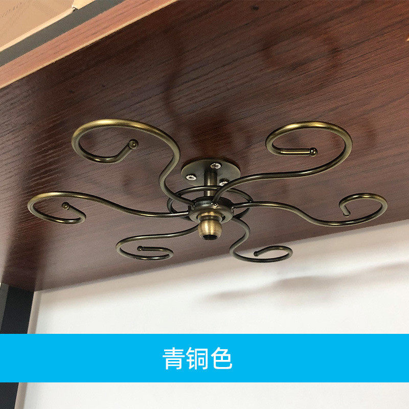 旋转酒架红酒杯架不锈钢高脚杯架悬挂倒挂可酒柜6杯香槟杯架矮脚图片