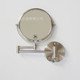 304不锈钢挂墙款 化妆镜8寸双面拉丝伸缩化妆镜美容镜3倍放大